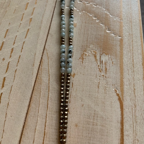 Peach Agate Natural Stone Necklace - Picture 6 of 6